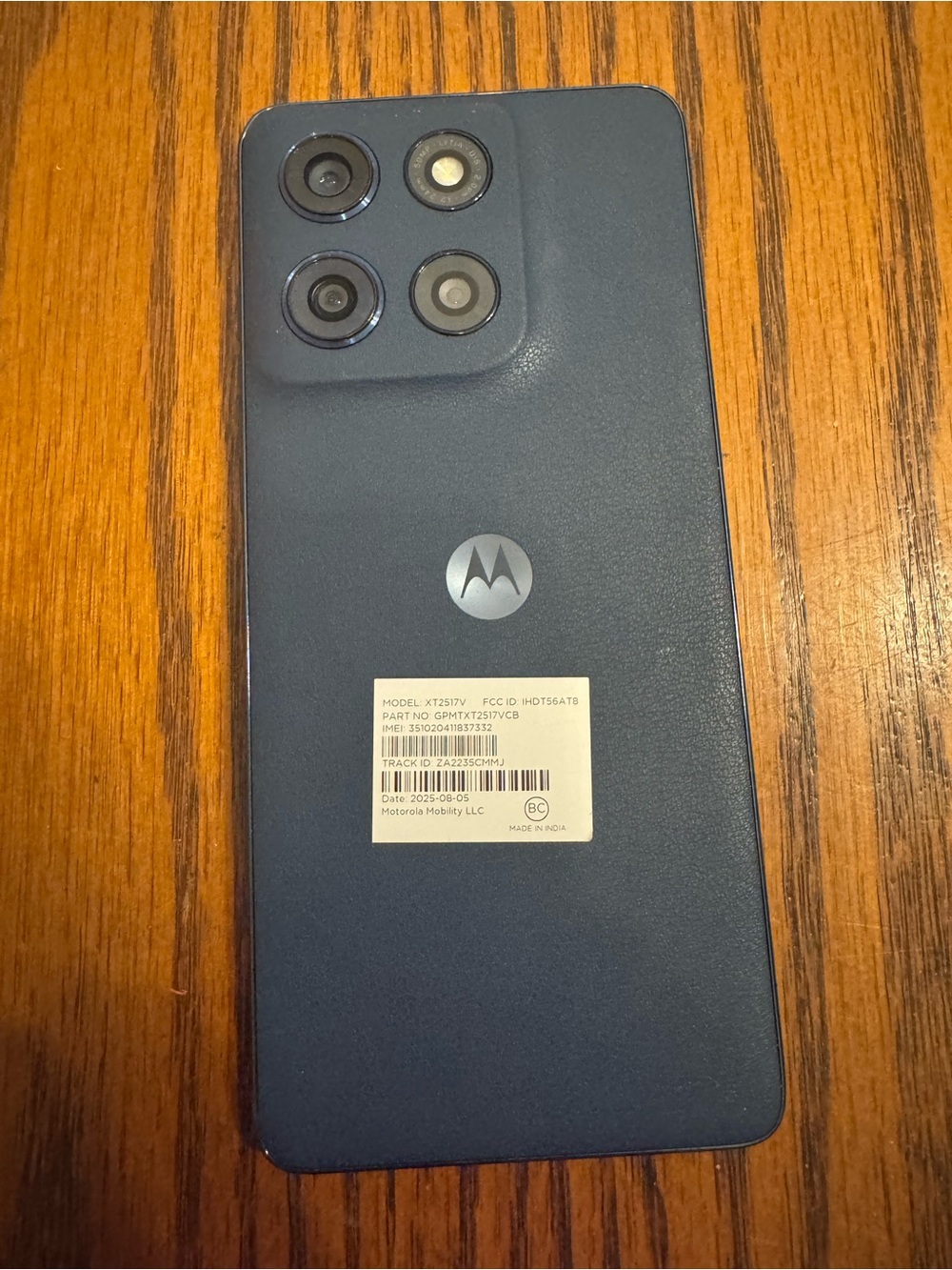 LOCKED Motorola xT2517V Android Smartphone 128GB Blue 50MP 5G